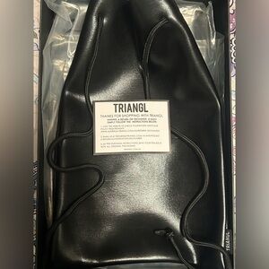 Triangl Swimwear Sleek Black Backpack